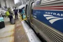 Passenger train service between Montreal and New York City is suspended for six weeks.