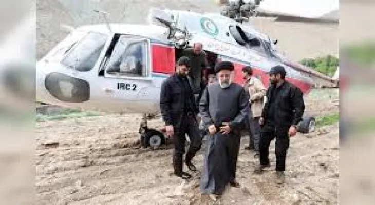 Les équipes de secours suivent ses traces... L'avion du président iranien est impliqué dans un accident avec à son bord aussi son ministre des Affaires étrangères.