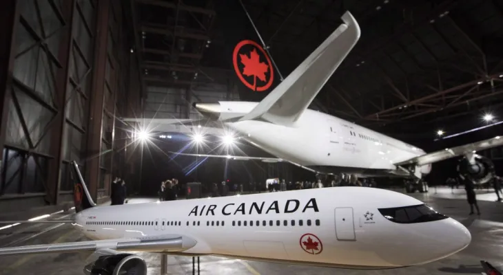 Air Canada: Inspection of the Boeing 787-8 aircraft that was forced to return to Montreal mid-flight due to a pressure alert.