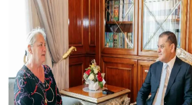 Dbeiba et l'ambassadrice du Canada ont discuté des « élections » et de l'ouverture de l'ambassade à Tripoli.