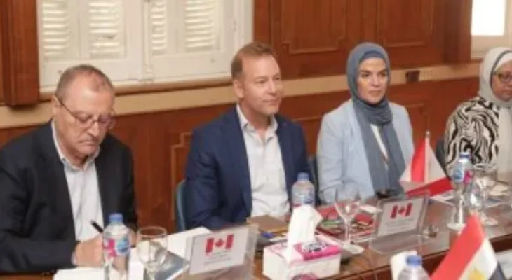 جمعية رجال أعمال إسكندريةبحث سبل تعزيز العلاقات مع سفارة كندا