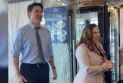 The Prime Minister of Canada surprises a pie restaurant owner in Toronto with a visit for a snack.