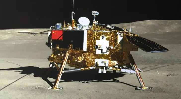 Chinese spacecraft lands on the moon amid increasing space competition with the United States.
