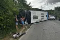 One person killed and 26 others injured after a bus carrying tourists from Quebec crashed in Cuba.