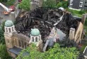 "Irreplaceable losses"... flames consume the historic Canadian church in the west end of Toronto.
