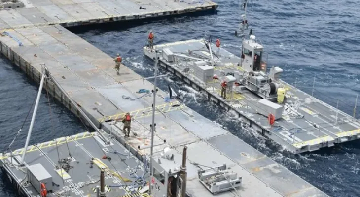 The World Food Programme announces the suspension of aid distribution via the American maritime pier for security reasons.