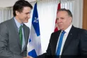 Trudeau and Legault are meeting today in Quebec to discuss reducing the number of immigrants in the province.