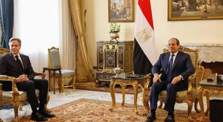Blinken arrives in Egypt to discuss efforts to ceasefire in Gaza