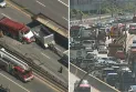 Fatal accident leads to partial closure of the main highway in Toronto during rush hour
