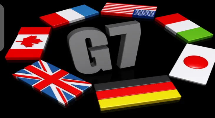 Today.. the G7 summit in Italy is discussing support for Ukraine through frozen Russian assets.