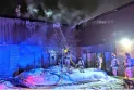 Arrest of suspects of Arab descent in the incident of arson at a commercial shop, and the police request assistance for testimony.
