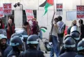 Pro-Palestinian protesters take over a building at the University of California.