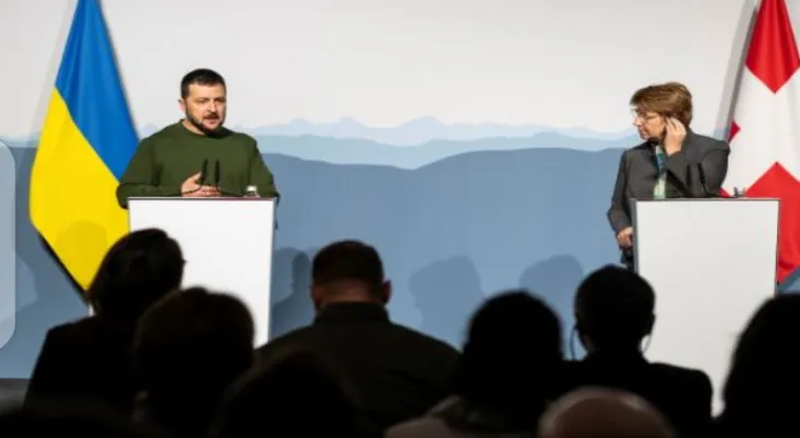 La Suisse accueille aujourd'hui une conférence internationale pour la paix en Ukraine.