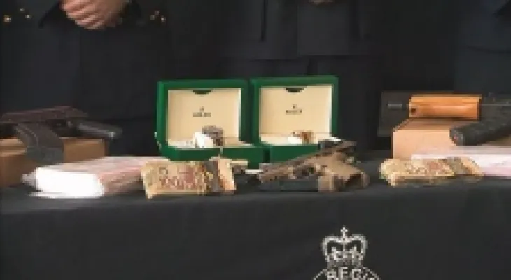 York police seize drugs and weapons worth 2.5 million dollars during an operation targeting a major criminal network in Toronto.