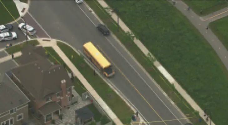 A school bus kills a six-year-old boy in Fujian.