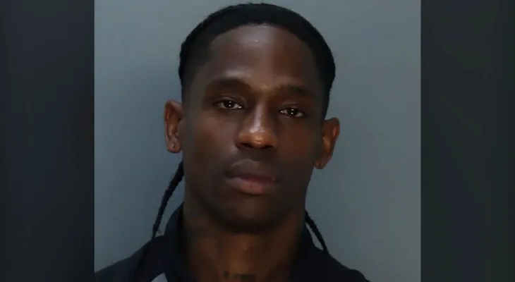 American rapper Travis Scott arrested for trespassing.