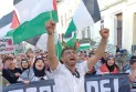 A large demonstration in the German city of Bremen condemning the ongoing aggression against Gaza.