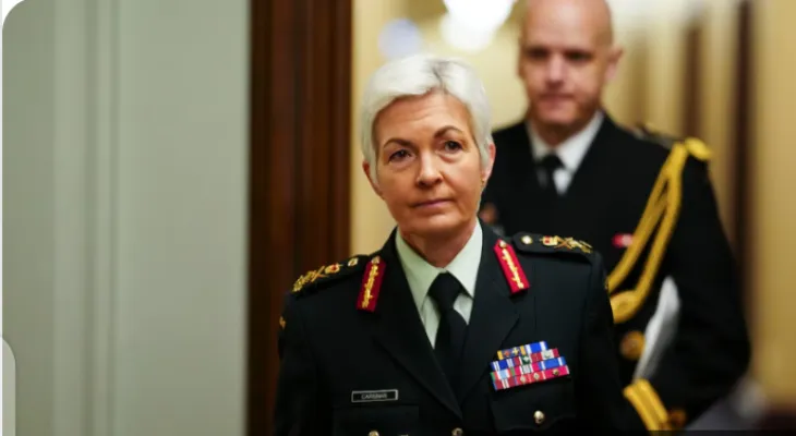 Media reports .. appointing the first woman to lead the Canadian Armed Forces