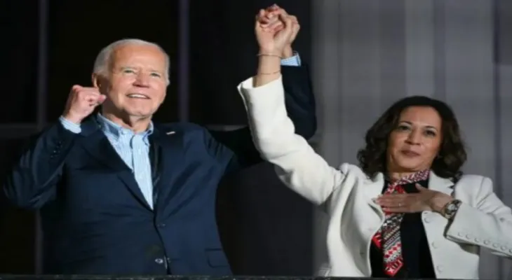 Biden in a new slip says: Proud to be the first Black woman to work with a Black president!