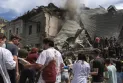 The killing of dozens during a large Russian bombing of Ukraine and the targeting of a children's hospital in Kyiv.