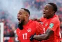 Canada is looking for its first goal against Argentina.