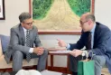 Egypt's ambassador to Canada reviews the investment climate and opportunities in Egypt with the chairman of the Canadian Business Council.