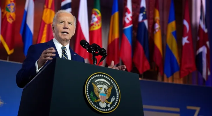 The American president at NATO in a strong speech: Ukraine will stop Putin