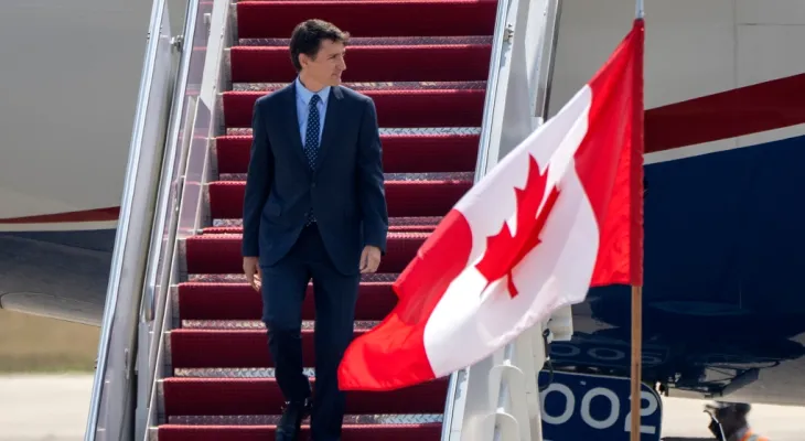 Trudeau is holding high-level talks in Washington where he faces pressure to boost defense spending.