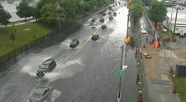 Remnants of Hurricane Beryl lead to heavy rainfall in Ontario and Quebec.