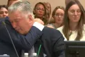 Alec Baldwin's crying in court during the judge's announcement of the dismissal of the involuntary manslaughter case in the middle of the trial