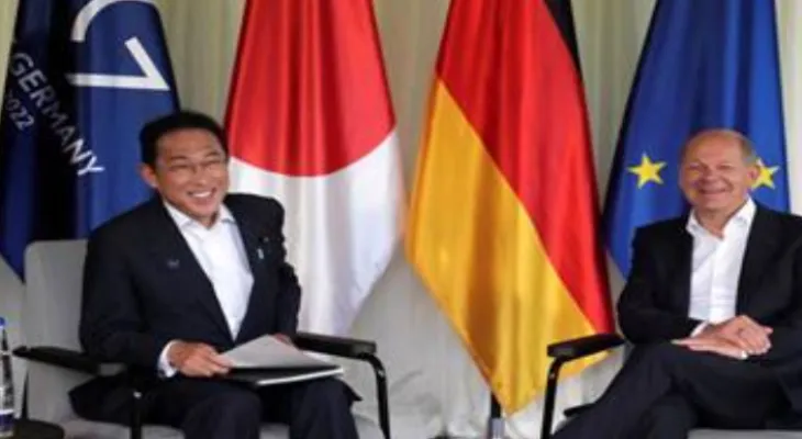 Japan and Germany agree to enhance security cooperation in the Indo-Pacific region.