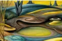 A painting with artificial intelligence for sale at $10,000 at the New York auction.