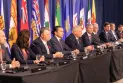 The thirteen Prime Ministers of Canada begin three days of meetings in Halifax.