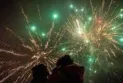 Iraq: Explosions and firework sparks due to a large fire in Baghdad