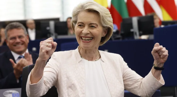 Re-election of Ursula von der Leyen for a second term of 5 years as President of the European Commission