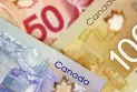 The Canadian dollar is experiencing an increase against its US counterpart.