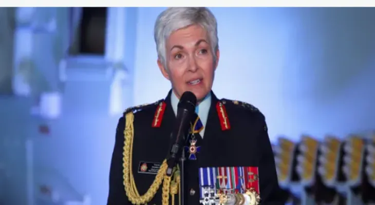 In a historic precedent.. appointing the first woman commander of the Canadian army