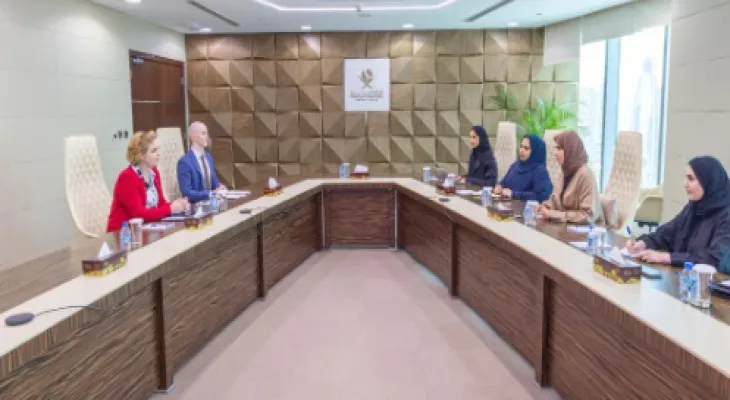 The Qatari Minister of State for International Cooperation meets with the Ambassador of Canada.