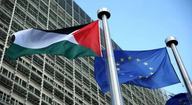 The European Union condemns the Knesset's decision to oppose the establishment of a Palestinian state.