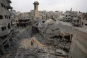 3 martyrs, including two children, in an Israeli bombing on a house in Khan Younis