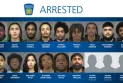 La police : arrestation de 18 personnes accusées dans une série d'effractions de domiciles, de cambriolages et de vols de voitures dans la région de Bel.