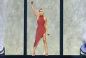Celine Dion participates in the opening ceremony of the Paris 2024 Olympic Games.