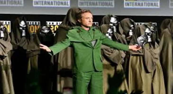 Robert Downey Jr. reveals he will play the villain in the new Marvel movie Doctor Doom.