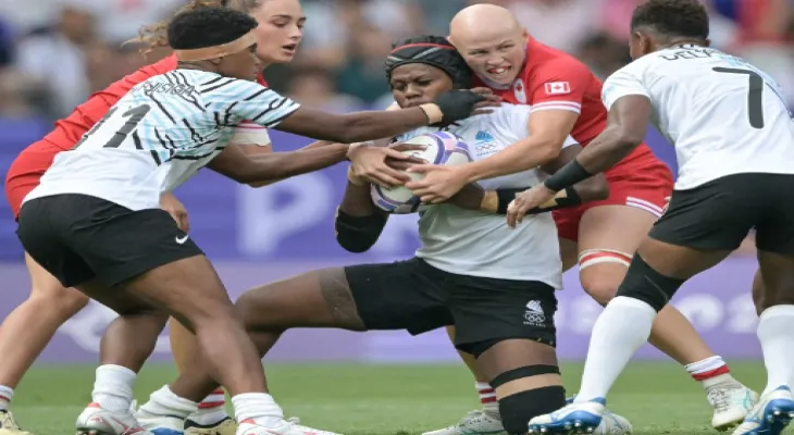 Fidji bat le Canada en rugby à sept féminin aux Jeux Olympiques de Paris
