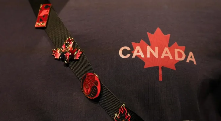 Canada wins the silver medal in women's eight rowing at the Paris Olympics.