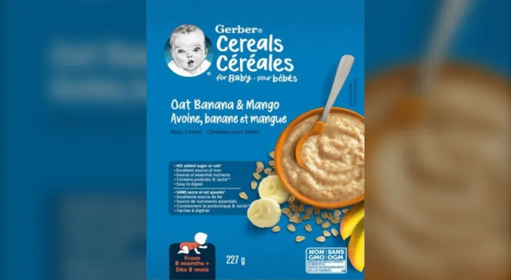 Health Canada recalls Gerber brand children's breakfast cereals due to potential bacterial contamination