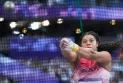 Canadian Camryn Rogers wins the gold medal in the women's hammer throw.