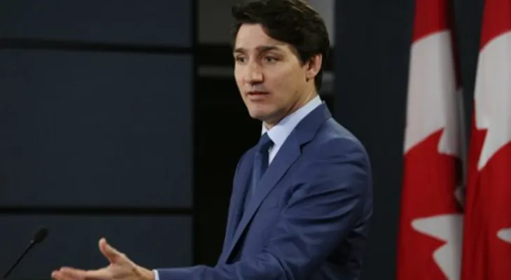 Arrest of a man on charges of accusing the Canadian Prime Minister.