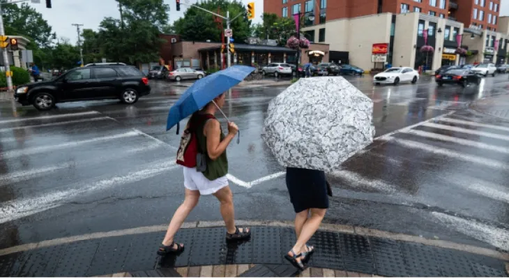 The Canadian environment warns of rain in Ottawa and Eastern Ontario.