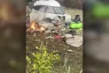 A plane carrying 62 people crashed in a fire incident in the Brazilian state of São Paulo.